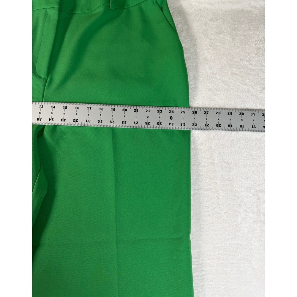Boden Wide Leg Pants Women 20-22R Green Solid Relaxed Modern Classic Elegant - Picture 8 of 12